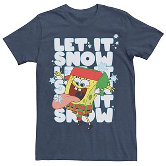 Men's Spongebob Squarepants Let It Snow Tee