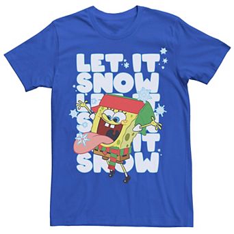 Men's Spongebob Squarepants Let It Snow Tee
