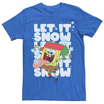 Men's Spongebob Squarepants Let It Snow Tee