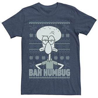 Men's SpongeBob SquarePants Squidward Bah Humbug Tee