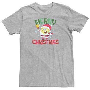 Men's Spongebob Squarepants Santa Tee