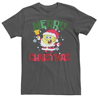 Men's Spongebob Squarepants Santa Tee
