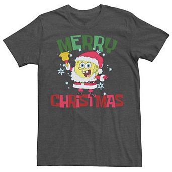 Men's Spongebob Squarepants Santa Tee