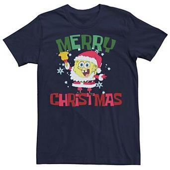 Men's Spongebob Squarepants Santa Tee