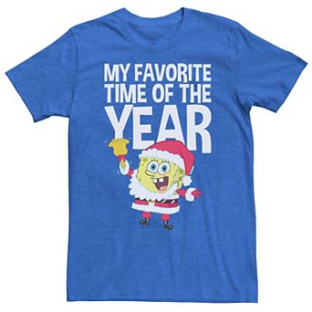Men's Spongebob Squarepants Santa Christmas Tee