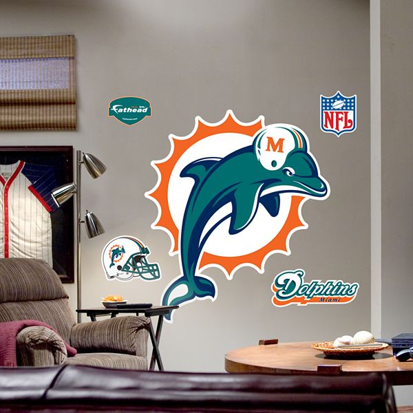 NFL Miami Dolphins Triple Spirit Stickers