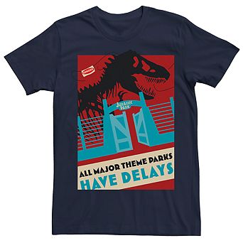 Men's Jurassic Park Delays Simple Gate Tee