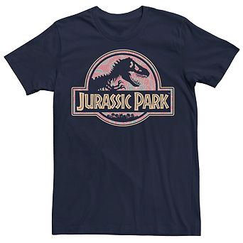 Men's Jurassic Park Floral Mandala Logo Tee