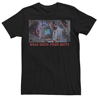 Men's Jurassic Park Doctor Ray Arnold Hold Onto Your Butts Tee
