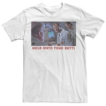 Men's Jurassic Park Doctor Ray Arnold Hold Onto Your Butts Tee