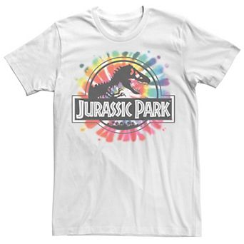 Men's Jurassic Park Classic Logo Tie-Dye Tee