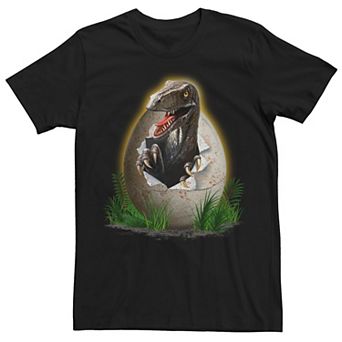 Men's Jurassic Park Raptor Breaking The Egg Tee