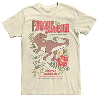 Men's Jurassic Park Spanish Opening Day Poster Tee