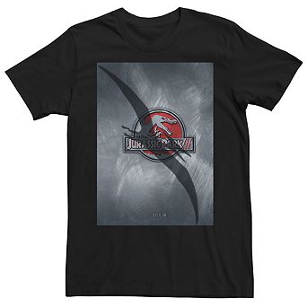 Men's Jurassic Park 3 Movie Poster Pterodactyl Tee