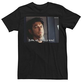 Men's Jurassic Park Life Finds A Way Jeff Goldblum Tee