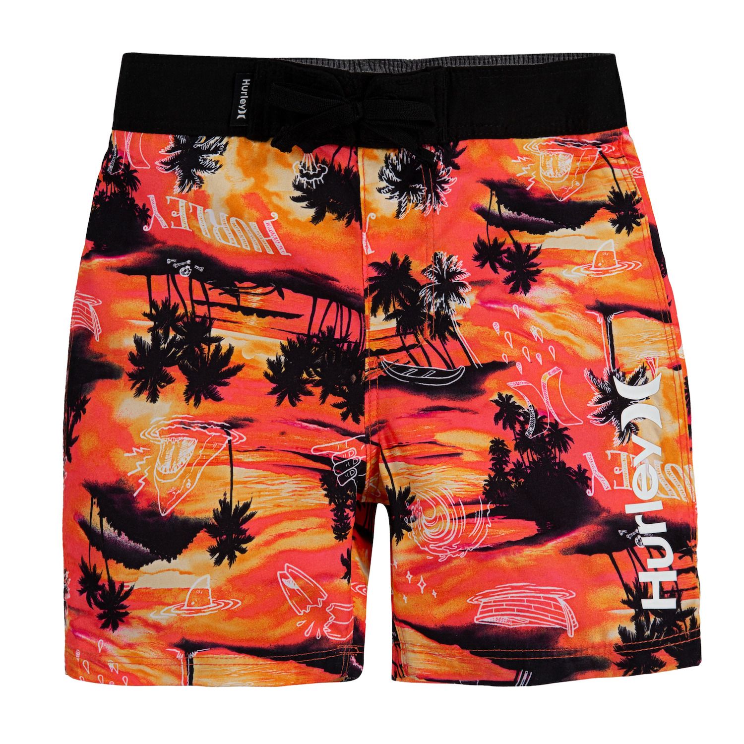 hurley toddler swim trunks