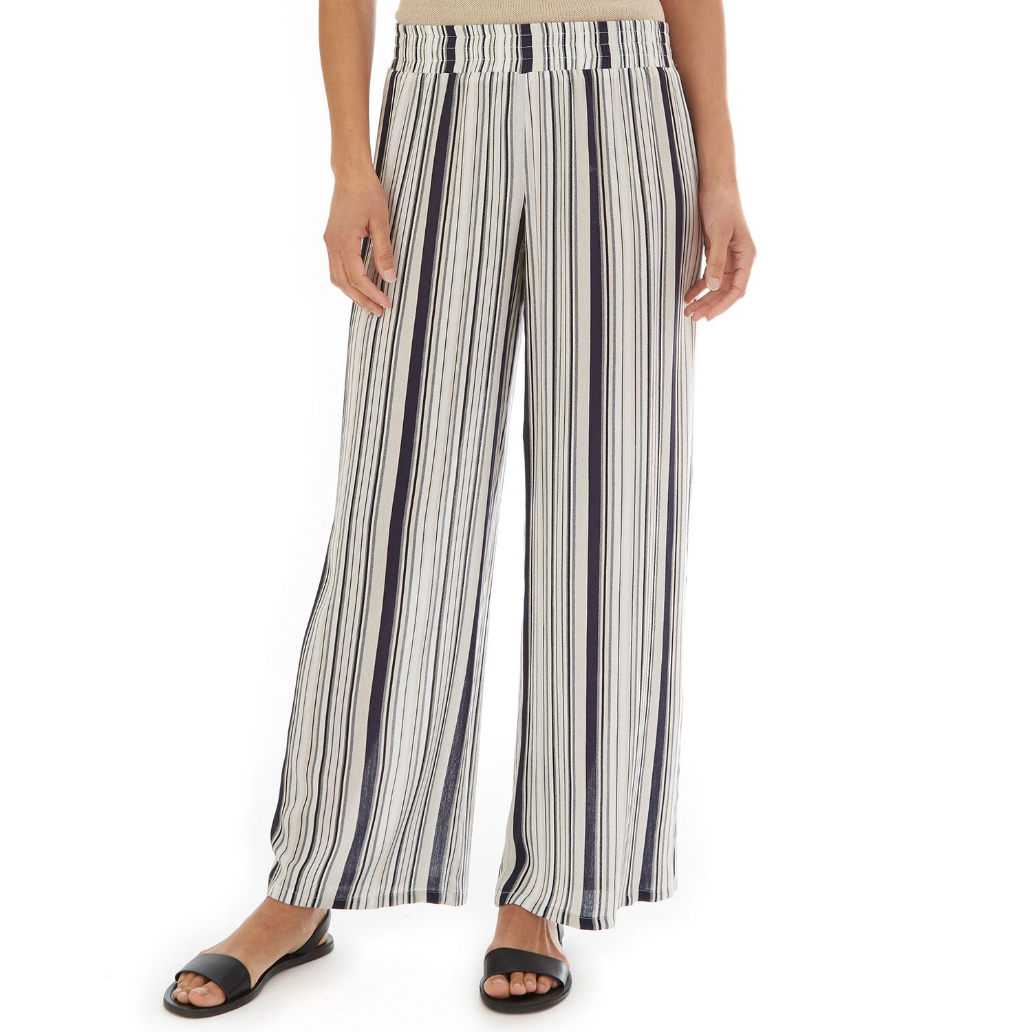 vertical striped palazzo pants