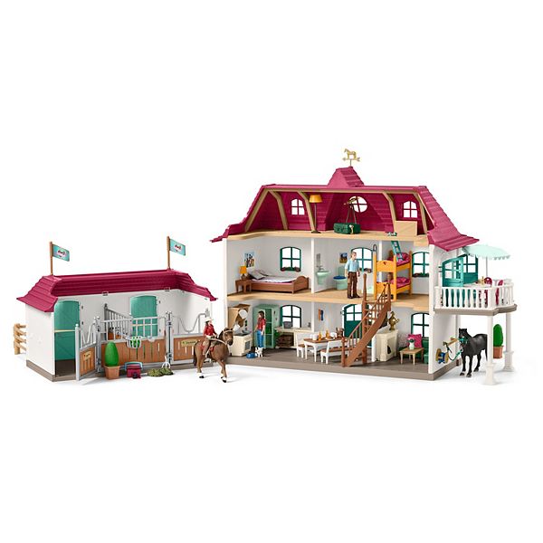 SCHLEICH Horse Club Large Horse Stable with House and Stable 