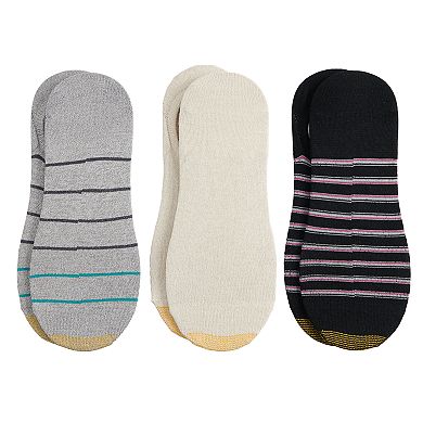 Men's GOLDTOE 3-pack Oxford Liner Socks