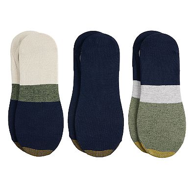 Men's GOLDTOE 3-pack Oxford Liner Socks