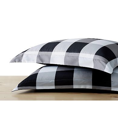 Truly Soft Everyday Buffalo Black Plaid Bedding Set