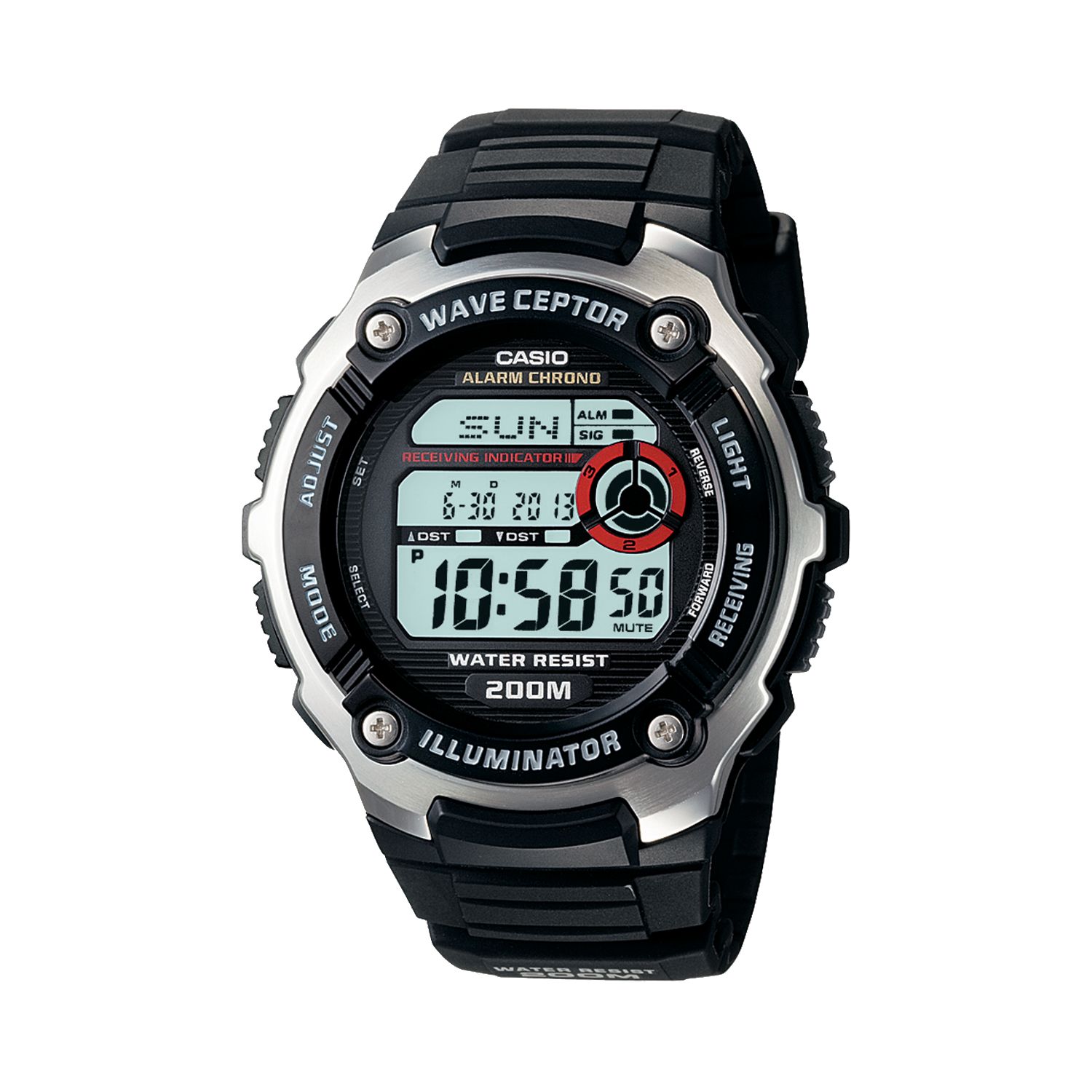 casio atomic digital watch