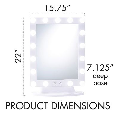 Thinkspace Hollywood LED Makeup Mirror