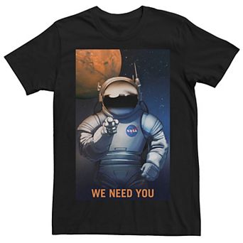 Men's NASA We Need You For Mars Recruiting Tee