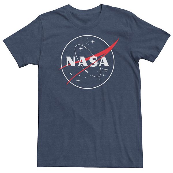 Men's NASA Outline Simple Logo Tee