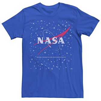 Men's NASA Circle Distressed Space Logo Tee