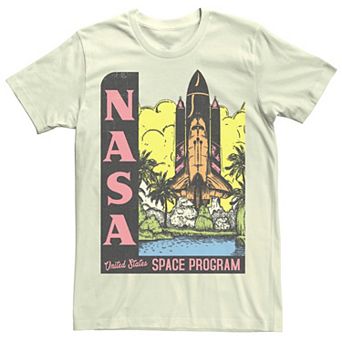 Men's NASA Retro Space Program Poster Tee