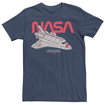 Men's NASA Space Shuttle Portrait Logo Tee