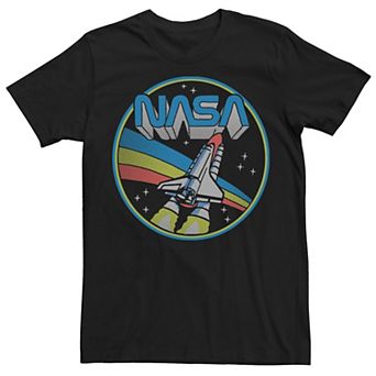 Men's NASA Retro Pop Circle Portrait Logo Tee
