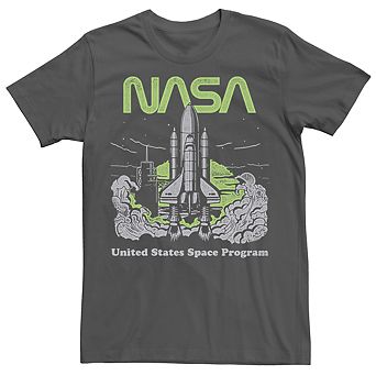 Men's NASA United States Space Program Vintage Poster Tee