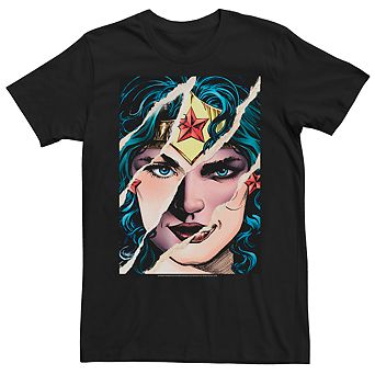 Men's DC Comics Wonder Woman Split Portrait Tee