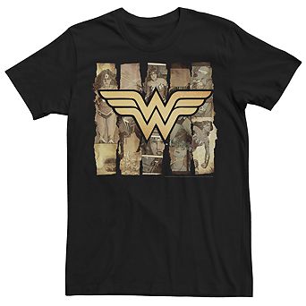 Men's DC Comics Wonder Woman Newspaper Tee