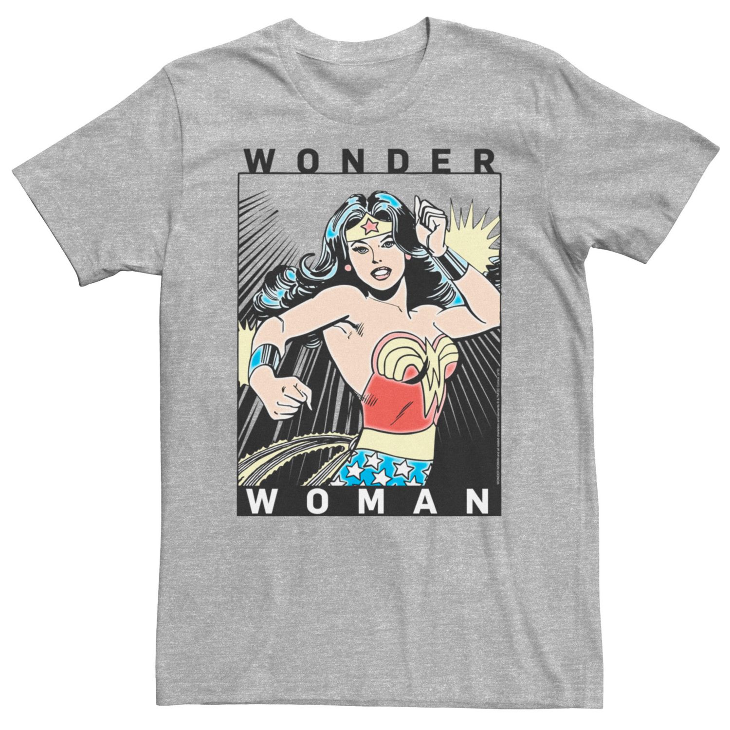 Wonder Woman Wonder Airbrush Adult Crewneck Sweatshirt White 