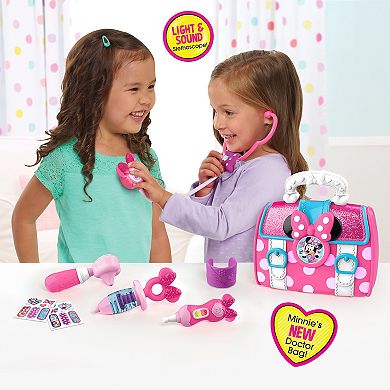 Disney Junior's Minnie Mouse Minnie's Happy Helpers Bow-Care Doctor Bag Set by Just Play
