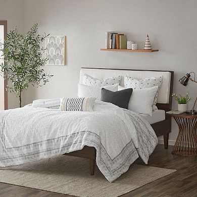 INK+IVY Mill Valley Reversible Cotton Duvet Cover Set