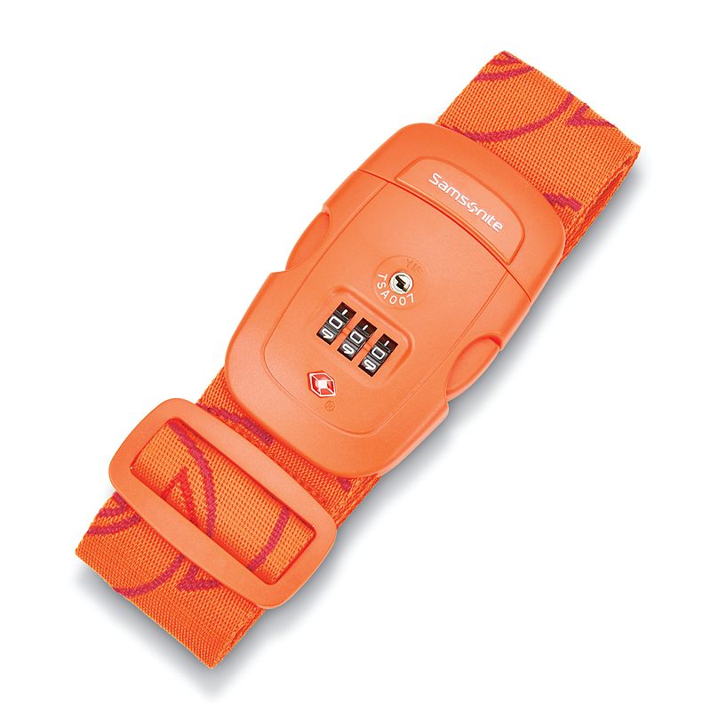 UPC 043202900167 product image for Samsonite Three Dial Luggage Strap, Orange, LUGG STRAP | upcitemdb.com