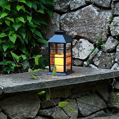 LumaBase Solar LED Candle Lantern Table Decor