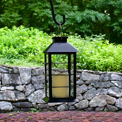 LumaBase Solar LED Candle Lantern Table Decor