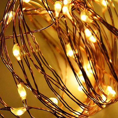 LumaBase 2-pk. Copper LED Fairy String Lights