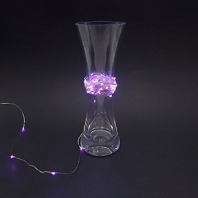 LumaBase 2-pk. Purple LED Fairy String Lights