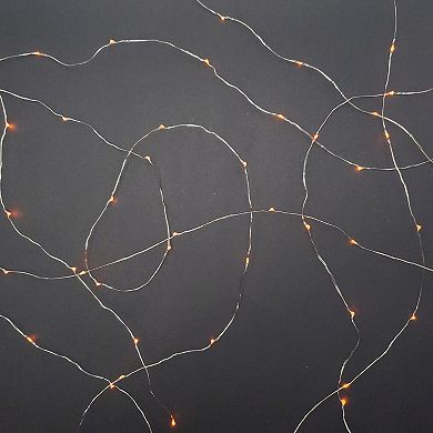 LumaBase 2-pk. Orange LED Fairy String Lights