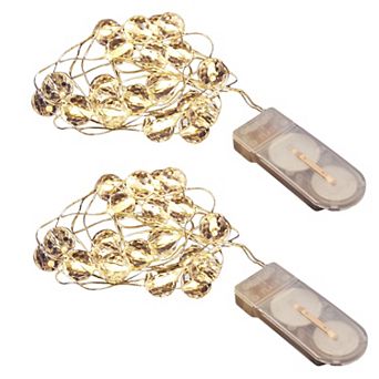 LumaBase 2 pk Crystal Ball Mini String Lights