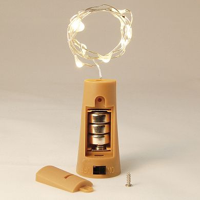 LumaBase 6-Piece Wine Cork With Fairy String Lights Set
