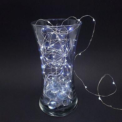 LumaBase 2-pk. Cool White LED Fairy String Lights
