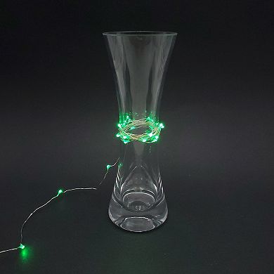 LumaBase Green LED Fairy String Light 2-Piece Set