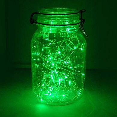 LumaBase Green LED Fairy String Light 2-Piece Set